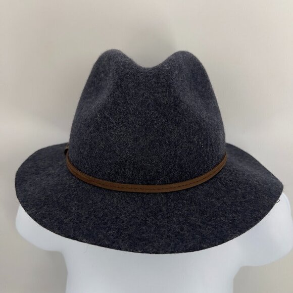 Scala Women's Hand Made Charcoal Gray Hat One Size Fits All - Picture 1 of 7